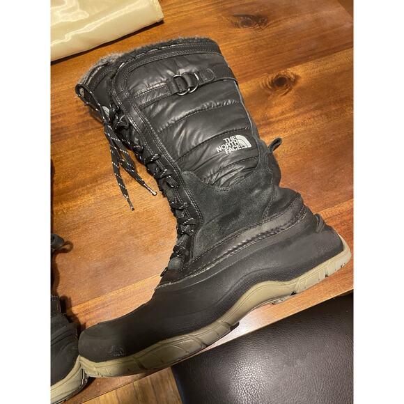 The North Face Womens Boots “Shellista” lace Up 13” Winter Fur Waterproof size 9 - Picture 5 of 16